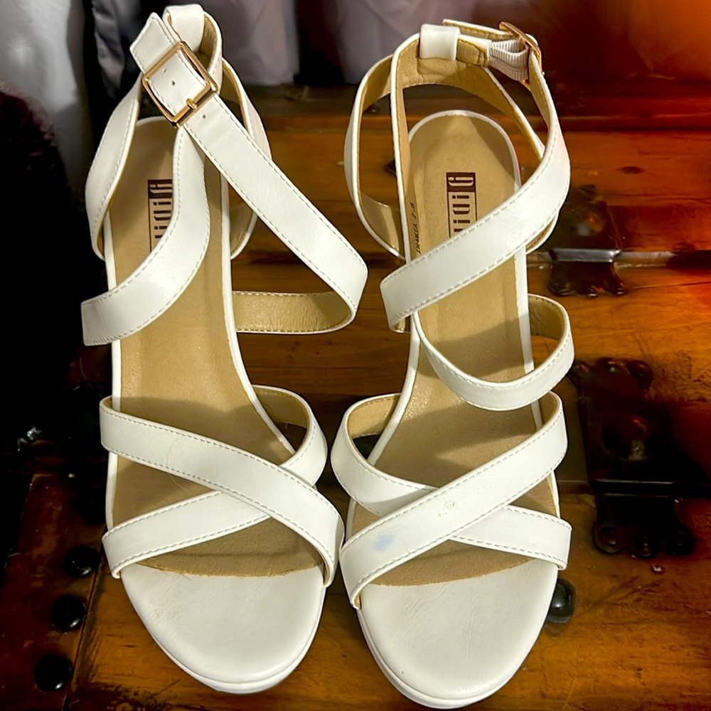 Idifu strappy dress platform high heels